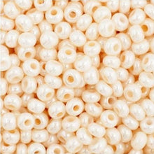 Load image into Gallery viewer, 11/0 Seedbead Opaque Eggshell Pearl

