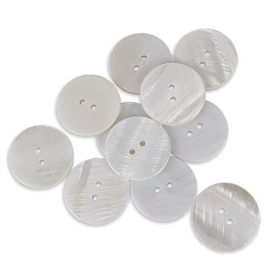 Mother of Pearl Shell Buttons 25mm
