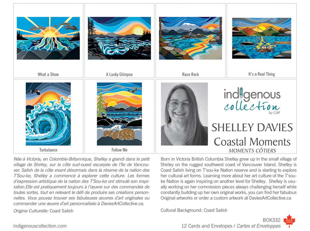 Cards and Envelopes - Coastal Moments by Shelley Davies