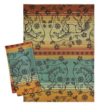 Load image into Gallery viewer, Printed Tea Towel - Horse (Bebezhigooganzhii) by Storm Angeconeb
