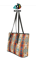 Load image into Gallery viewer, Dark Sandway Leather Tote Bag
