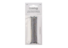 Load image into Gallery viewer, Plastic Rhinestone Banding (ss8): Black/Crystal AB (1 yard)
