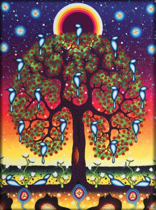 Tree of Life Magnet by James Jacko