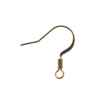 Load image into Gallery viewer, Earwire with Coil (Antique Gold)
