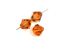 Load image into Gallery viewer, Preciosa Rondelle 6mm Light Colorado Topaz
