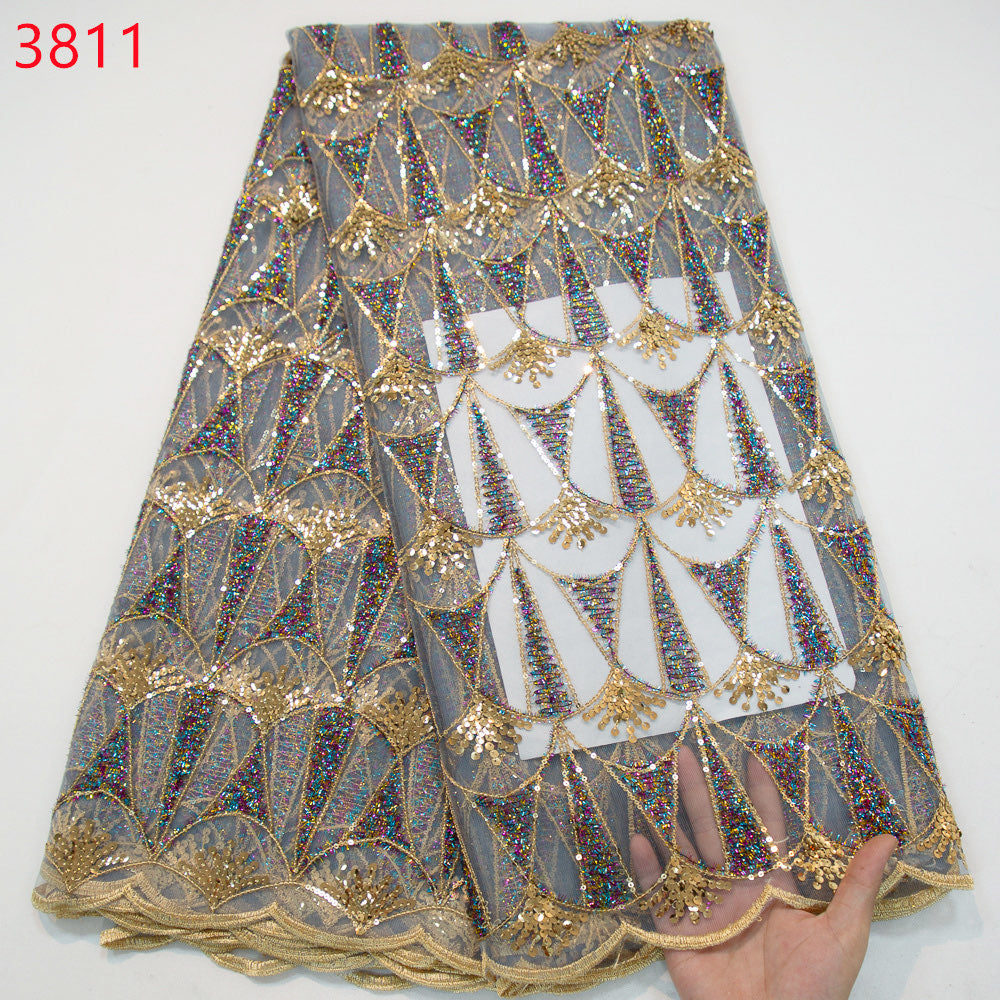Lace - 3811 - Grey (PER/YARD)