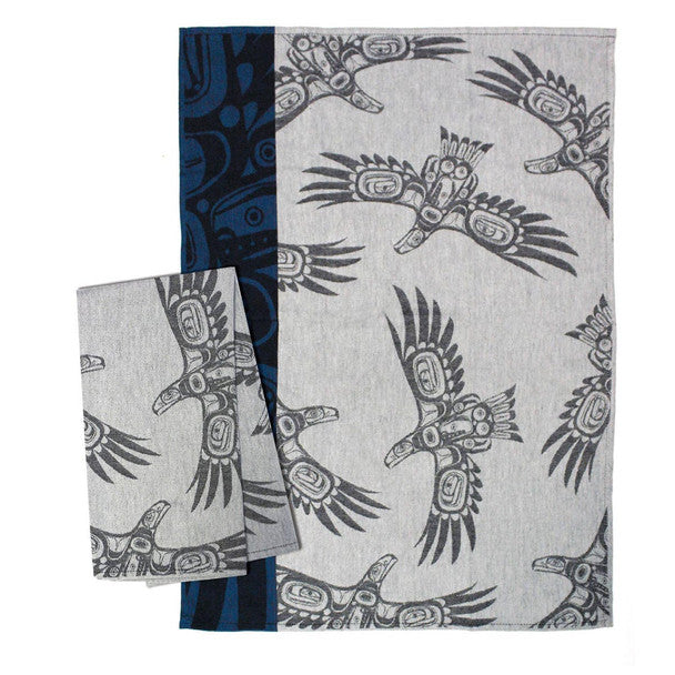 Printed Tea Towel - Soaring Eagle by Corey Bulpitt