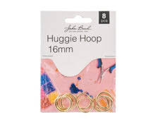 Load image into Gallery viewer, Huggie Hoop 16mm (Gold)
