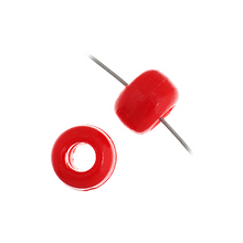 Load image into Gallery viewer, 9mm Crow/Pony Bead: Opaque Red Mini Bag
