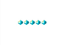 Load image into Gallery viewer, Preciosa Rondelle 6mm Blue Zircon AB
