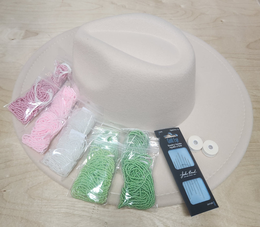 Felt Hat Beading Kit (Size 10)
