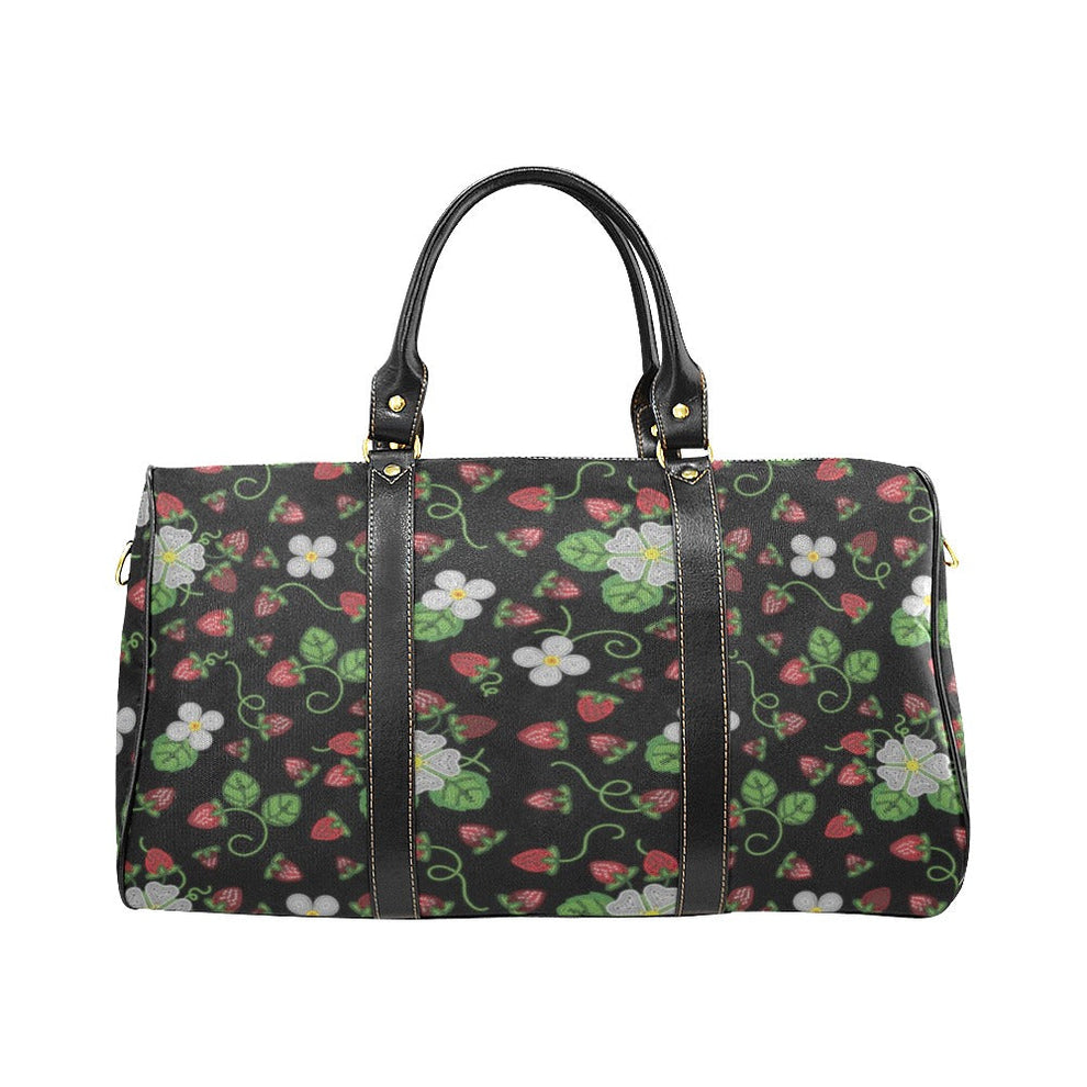 Waterproof Travel Bag/Large - Strawberry Dreams Midnight