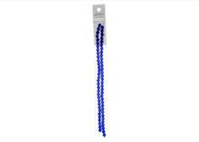 Load image into Gallery viewer, Bicone 2 Strand 7"- 6mm Transparent Dark Sapphire
