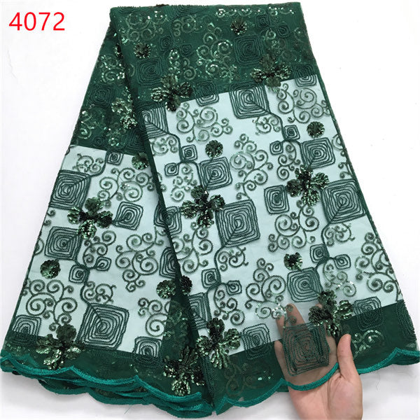 Lace - 4072 - Emerald Green (PER/YARD)