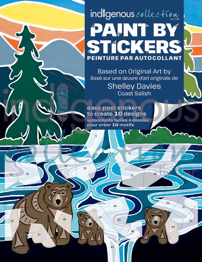 Paint by Stickers: Original Art by Shelley Davies (Coast Salish)
