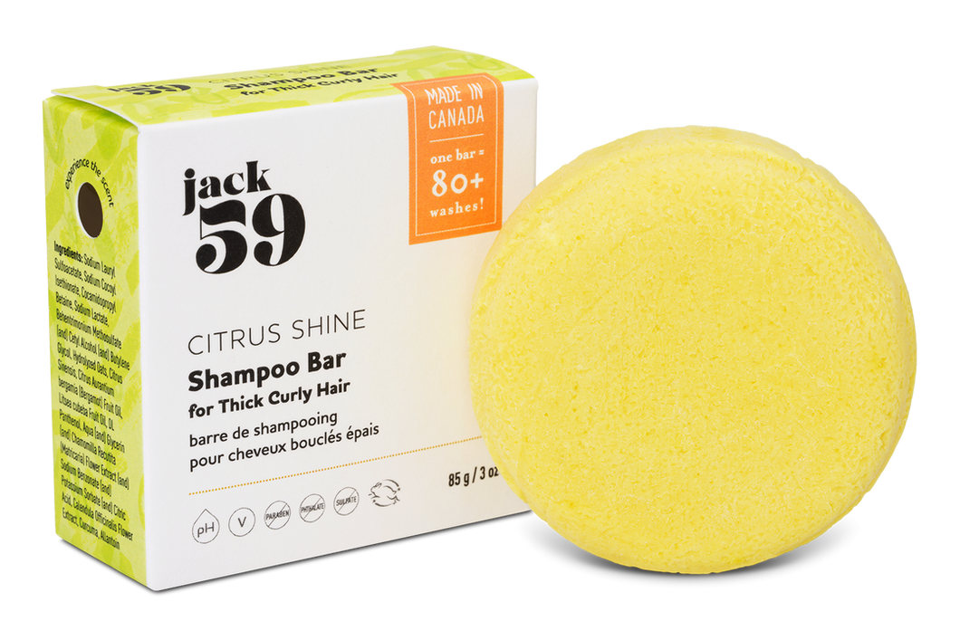 Full Size Shampoo Bar- Citrus Shine (for Thick Curly Hair)