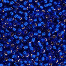 Load image into Gallery viewer, (Vial Miyuki Size 6/0) Cobalt Silver Lined
