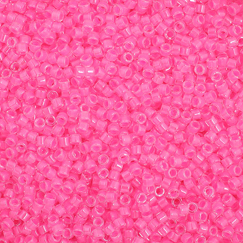 Delica 11/0 RD Light Pink Luminous Neon Color